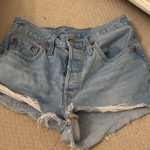 Levi’s  Blue 501 Jean shorts